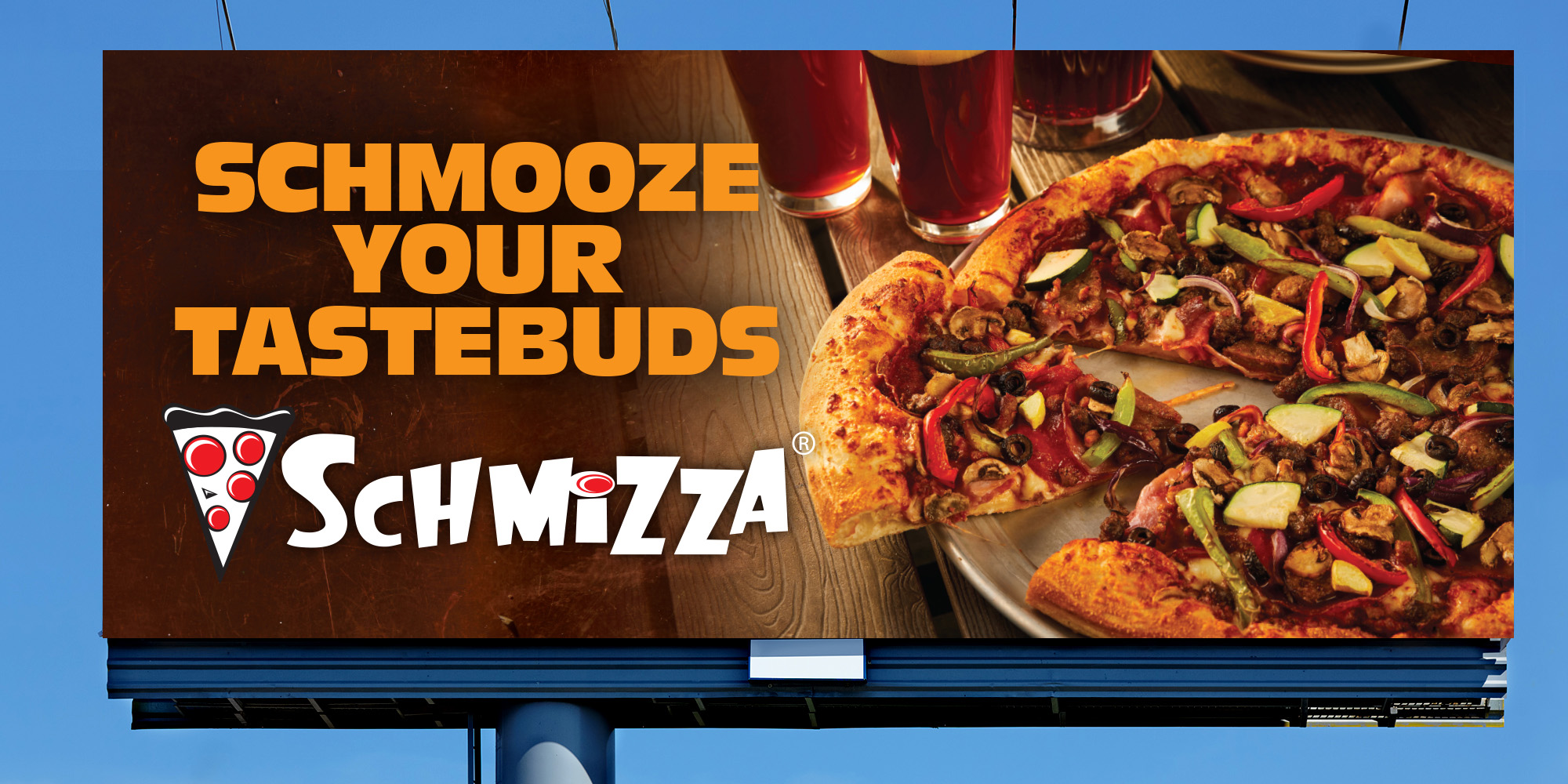 Advertising Agency Pizza Schmizza Billboard