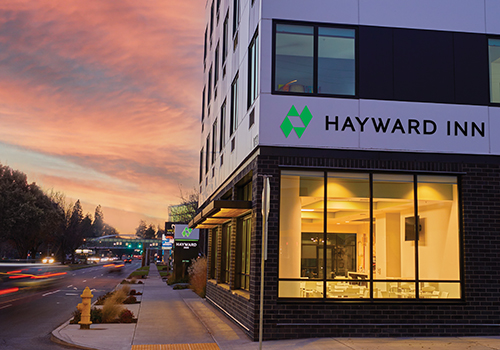 Exterior photo of Hayward Inn in Eugene